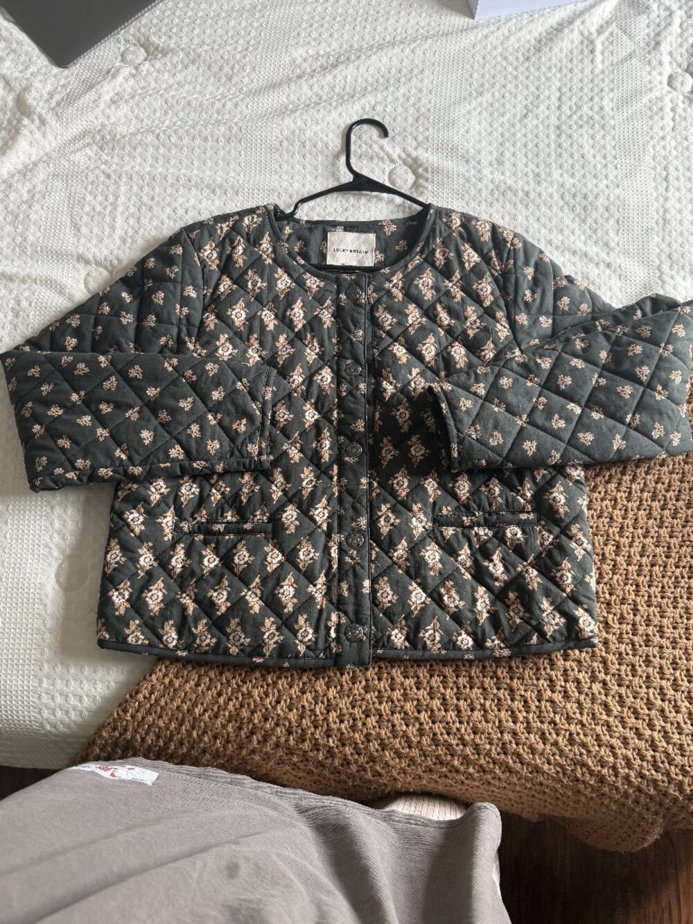 Lucky brand quilted jacket
